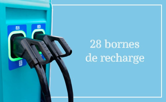 Bornes recharge Aushopping Petite Foret