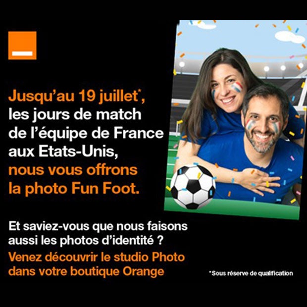 Offre photo Fun Foot chez Orange (sous réserve de qualification) jusqu'au 19 juillet 2026